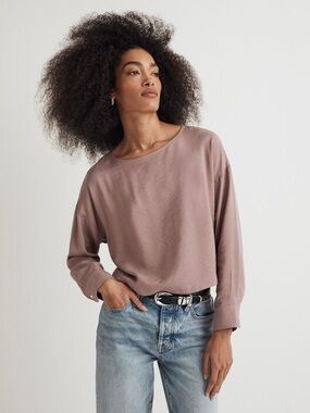 Madewell Relaxed Tulip-Back Top
Evening Mauve